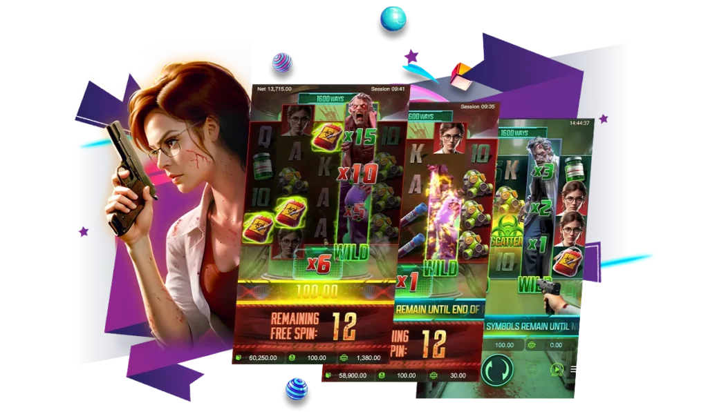 สัญลักษณ์ในเกม Zombie Outbreak จ่ายเงินสูงทุกตัว