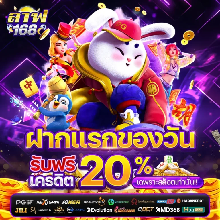 ฝากแรกของวัน รับฟรี 20%